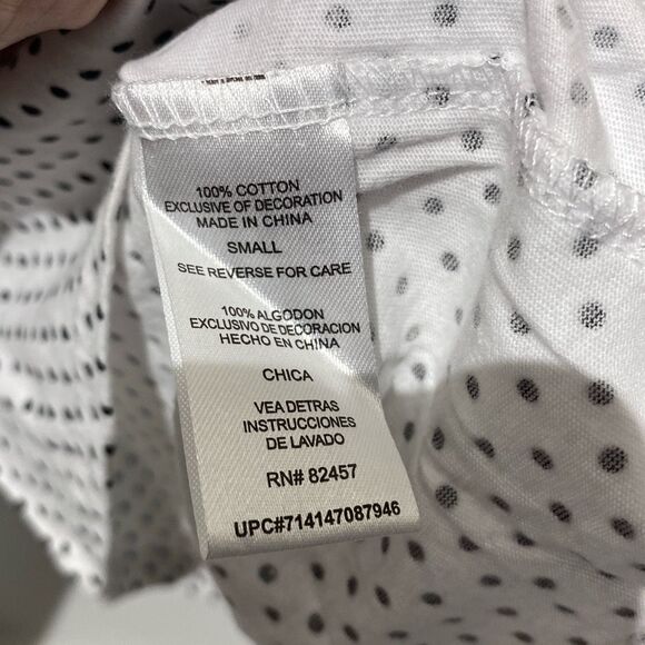 Peanuts Women's Multicolor Charlie Brown Snoopy Quiet Time T-Shirt Small NWOT - Picture 8 of 8